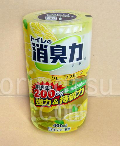 エステー トイレの消臭力 グレープフルーツ 400ml 18ヶ入 - (株)折松